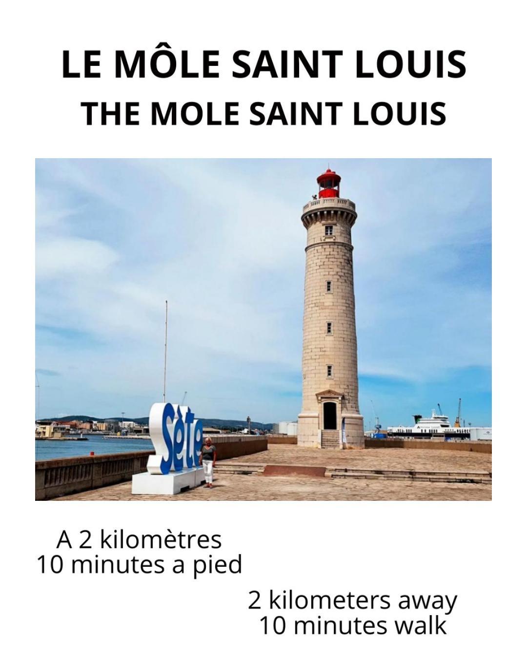 Apartmán Le "Duo Setois" Sète Exteriér fotografie